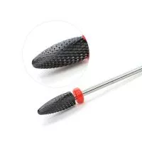 Фреза керамическая черная (твердая) пламя 6х14.6 мм Фреза керамическая черная (твердая) пламя 6х14.6 мм